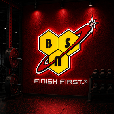 BSN logo – sports nutrition and performance supplements brand UK
