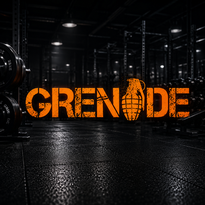 Grenade logo – high-protein snacks and sports nutrition brand UK