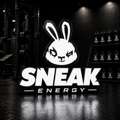 SNEAK Energy logo – zero sugar energy and focus drink brand UK