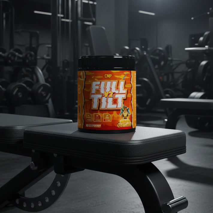 CNP Full Tilt V2 Pre-Workout – 570g Tub - Orange Outlaw