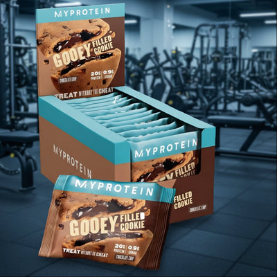 Myprotein Filled Protein Cookies β 12-Cookie Case - Chocolate Chip