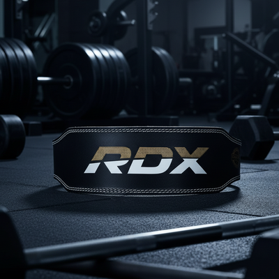 RDX Leather Weightlifting Belt – 4’’