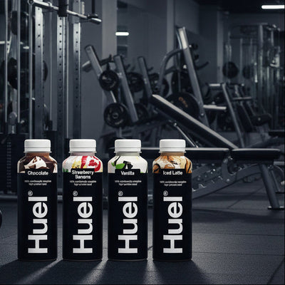 Huel Black Edition Ready-To-Drink – Plant-Based Meal – 8-Bottle Case (500ml)