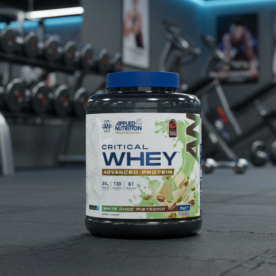 Applied Nutrition Critical Whey – 2kg Tub - White Choc Pistachio