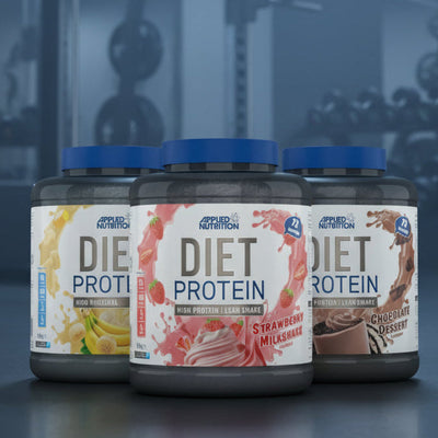Applied Nutrition Diet Whey Protein Powder – Low Carb & Low Sugar – 1.8kg Tub