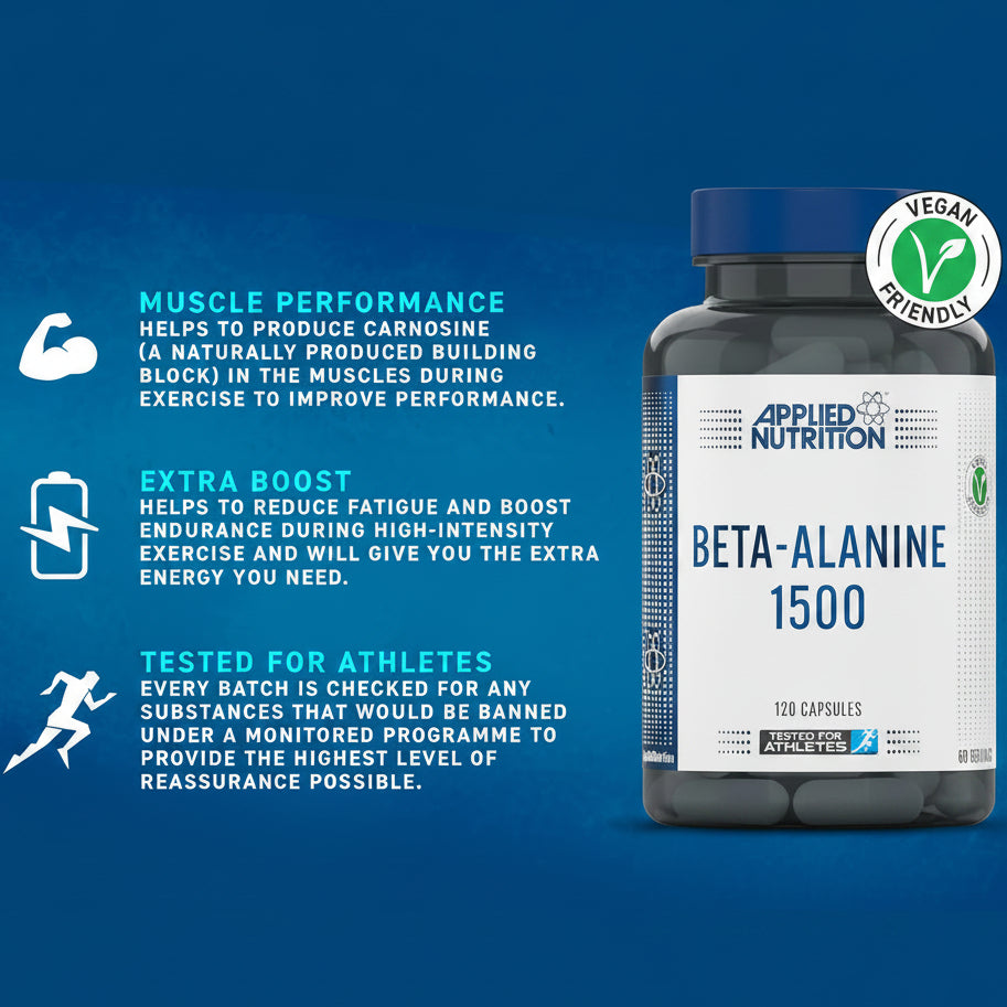 Applied Nutrition Beta - Alanine - 1500MG Bottle
