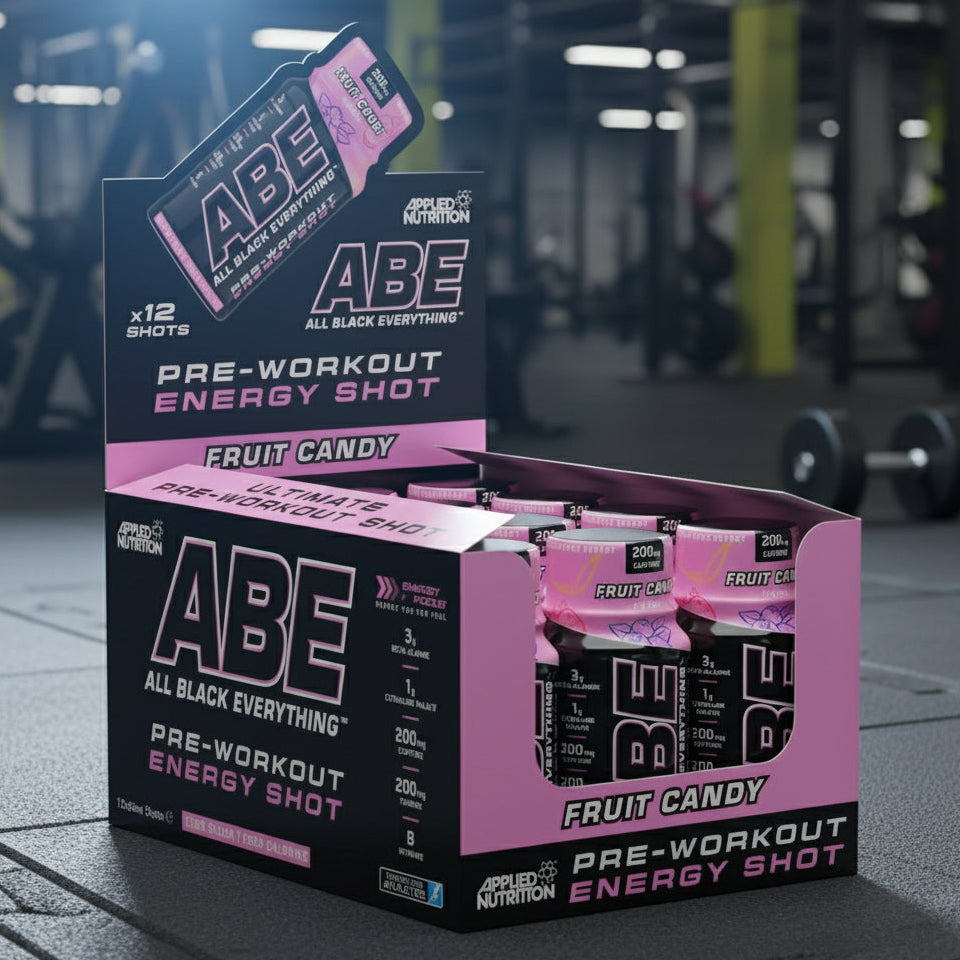 Applied Nutrition ABE Shots – 12-Bottle Case (60ml) - Fruit Candy