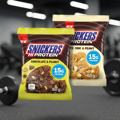 Snickers Protein Cookies β 12-Cookie Case (60g)