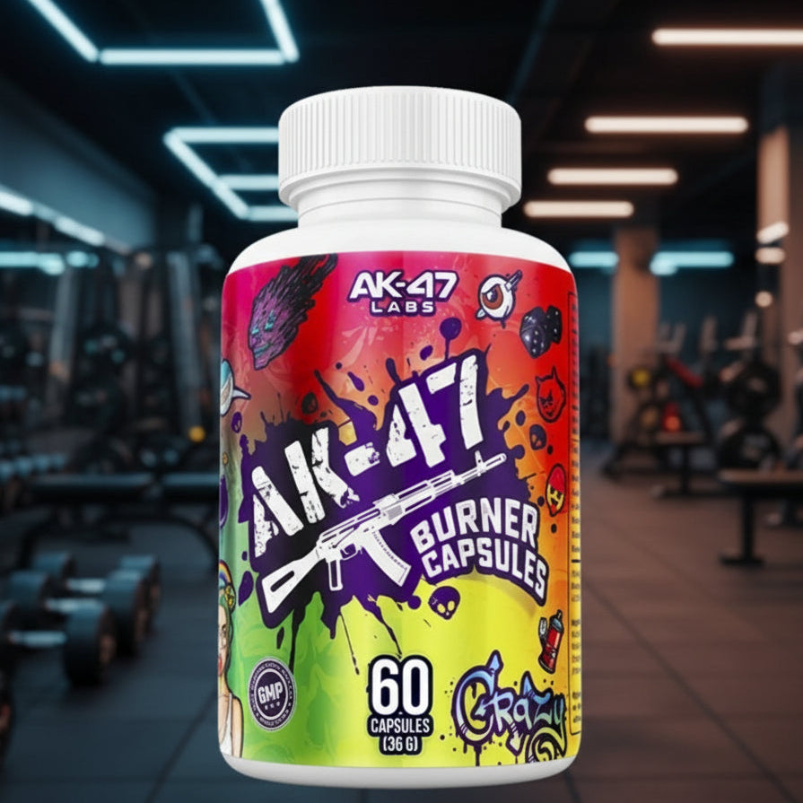 AK-47 Labs Burner Capsules – 60-Cap Bottle