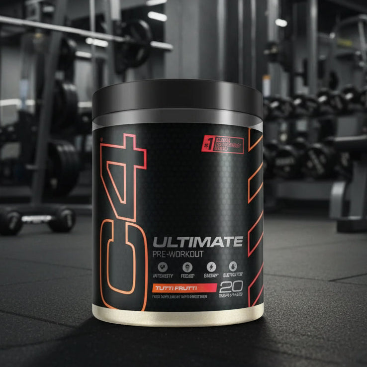 C4 Ultimate Pre-Workout – 500g Tub - Tutti Frutti