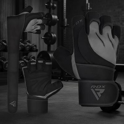 RDX Gym Glove Micro Plus – Black/Grey
