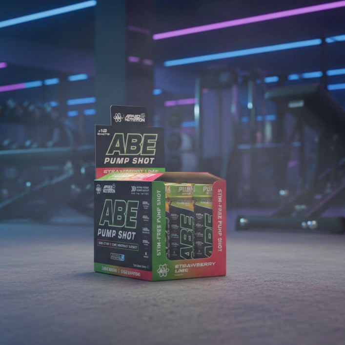 Applied Nutrition ABE Pump Shots - 12×100ml Case - Strawberry Lime