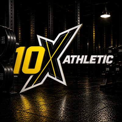 10X Athletic logo – high-performance sports supplements and fitness brand UK