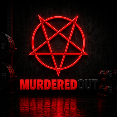 Murdered Out logo – high-stimulant pre-workout and performance supplements brand UK