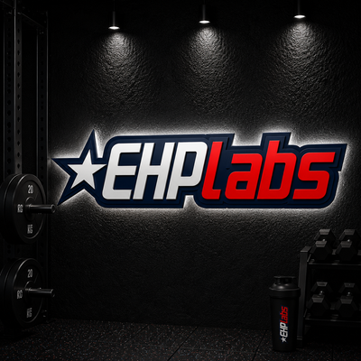 EHP Labs logo – premium fat loss, energy and performance supplements brand UK