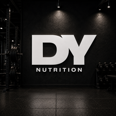 DY Nutrition logo – premium bodybuilding supplements brand founded by Dorian Yates UK