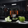 Animal fury pre workout container in a gym setting.