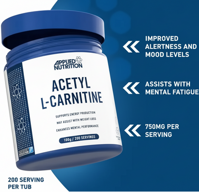 Applied Nutrition Acetyl L-Carnitine – 150g Tub