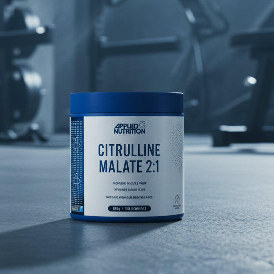 Applied Nutrition Citrulline Malate 2:1 supplement container on a white background