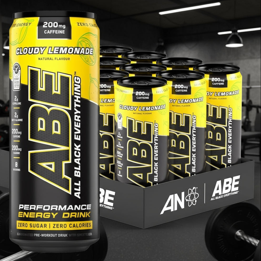Applied Nutrition ABE Pre-Workout Energy Cans – 12-Can Case - Cloudy Lemonade / 12 Pack