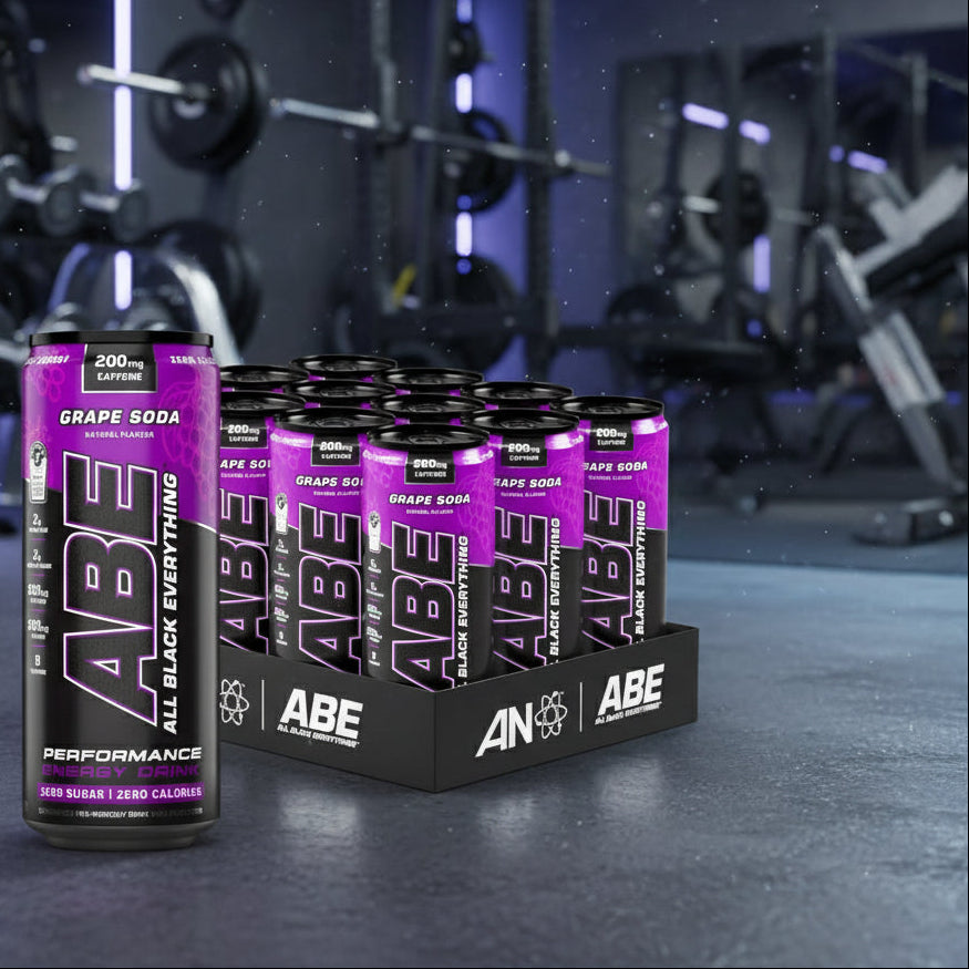 Applied Nutrition ABE Pre-Workout Energy Cans – 12-Can Case - Grape Soda / 12 Pack
