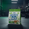Bag of Cream of Rice Apple Crumble flavor with green and white design