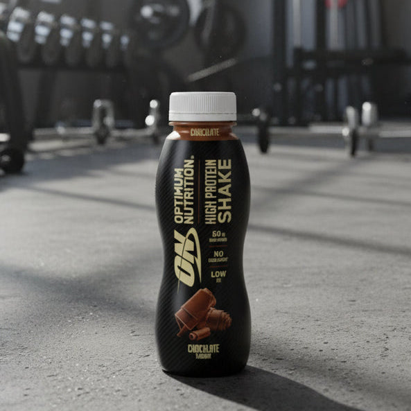 Optimum Nutrition High-Protein Low-Fat Shakes – 12-Bottle Case (500ml) - Chocolate