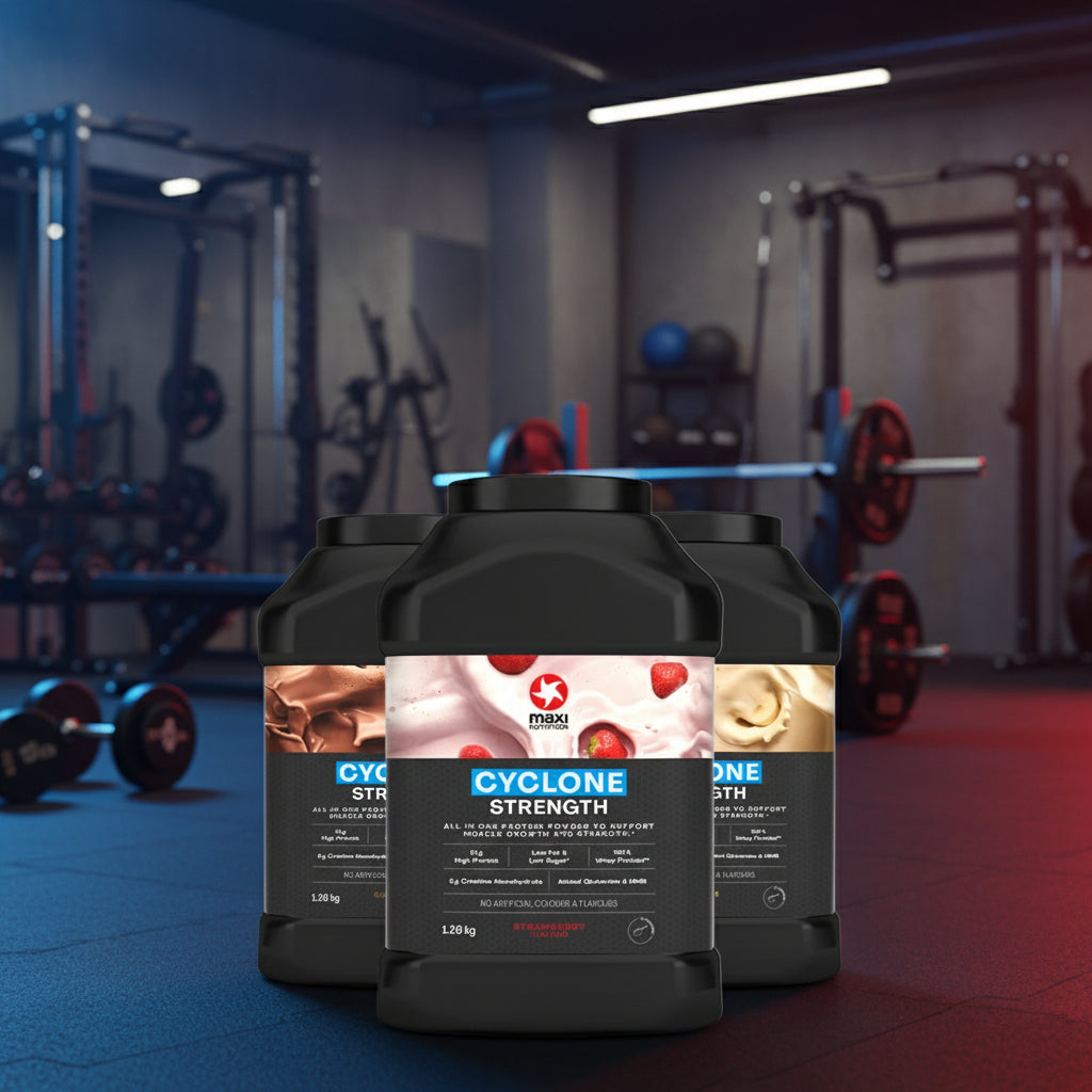 Maxinutrition Cyclone Strength – 1.26kg Tub