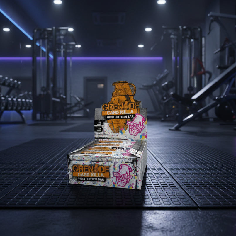 Grenade Protein Bars – 12-Bar Case (60g) - Birthday Cake
