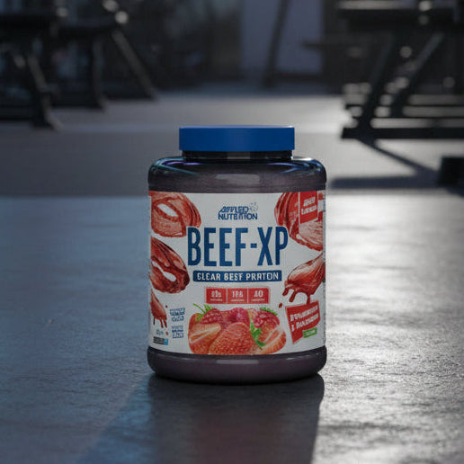 Applied Nutrition Beef XP Clear Beef Protein – 1.8kg Tub - Strawberry & Raspberry