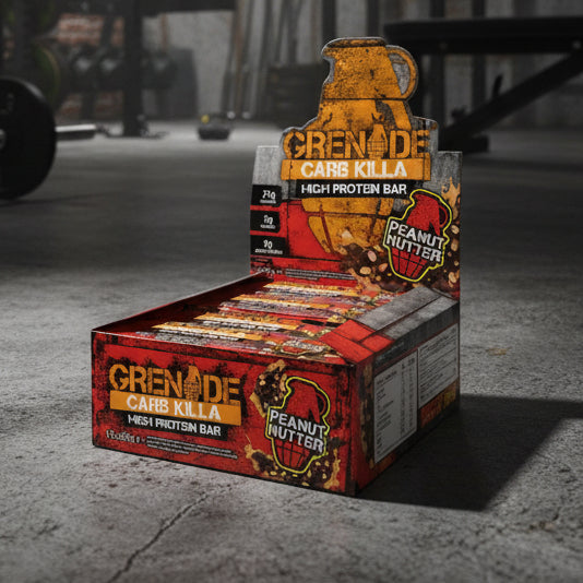 Grenade Protein Bars – 12-Bar Case (60g) - Peanut Nutter