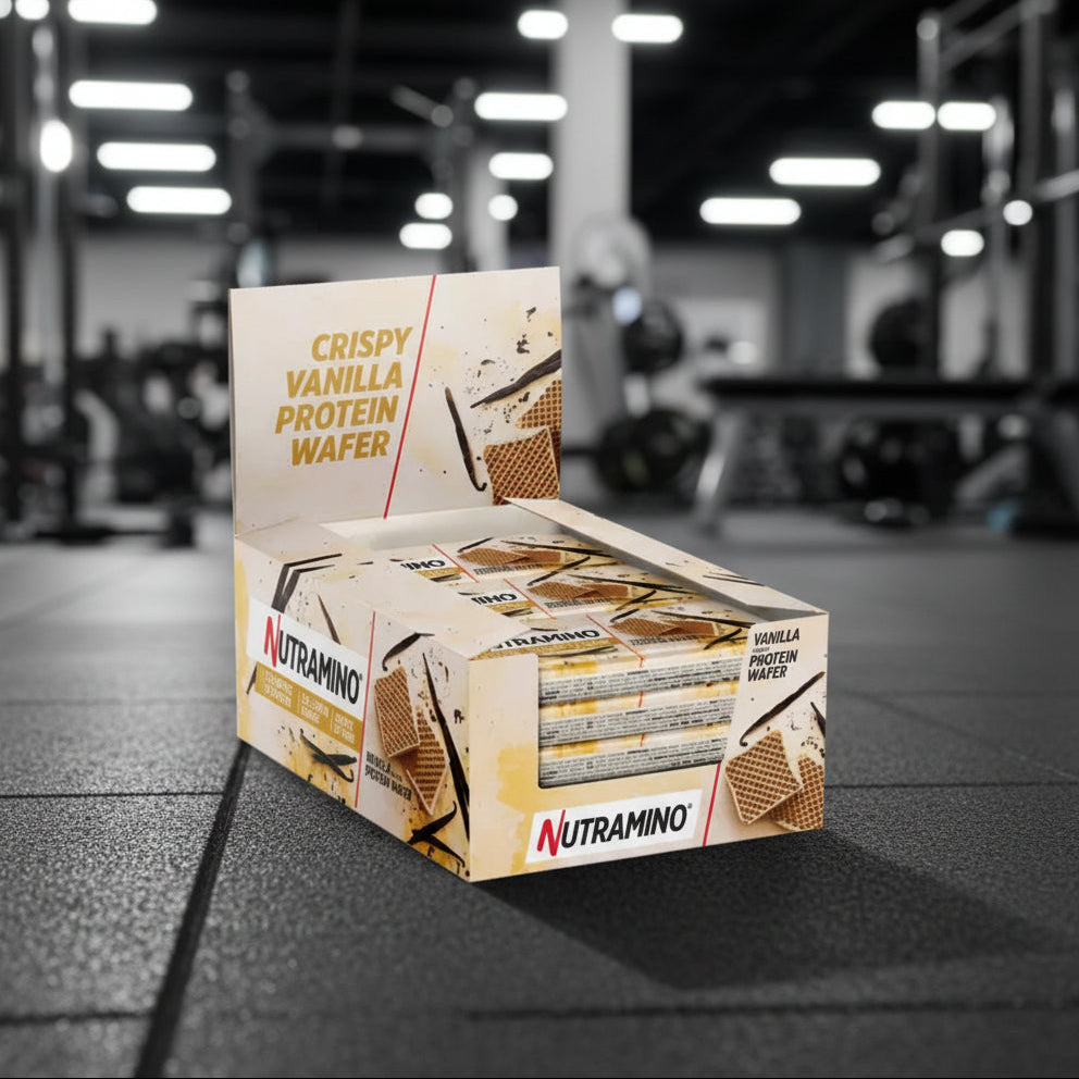 Nutramino Protein Wafers – 12-Bar Case (39g) - Vanilla