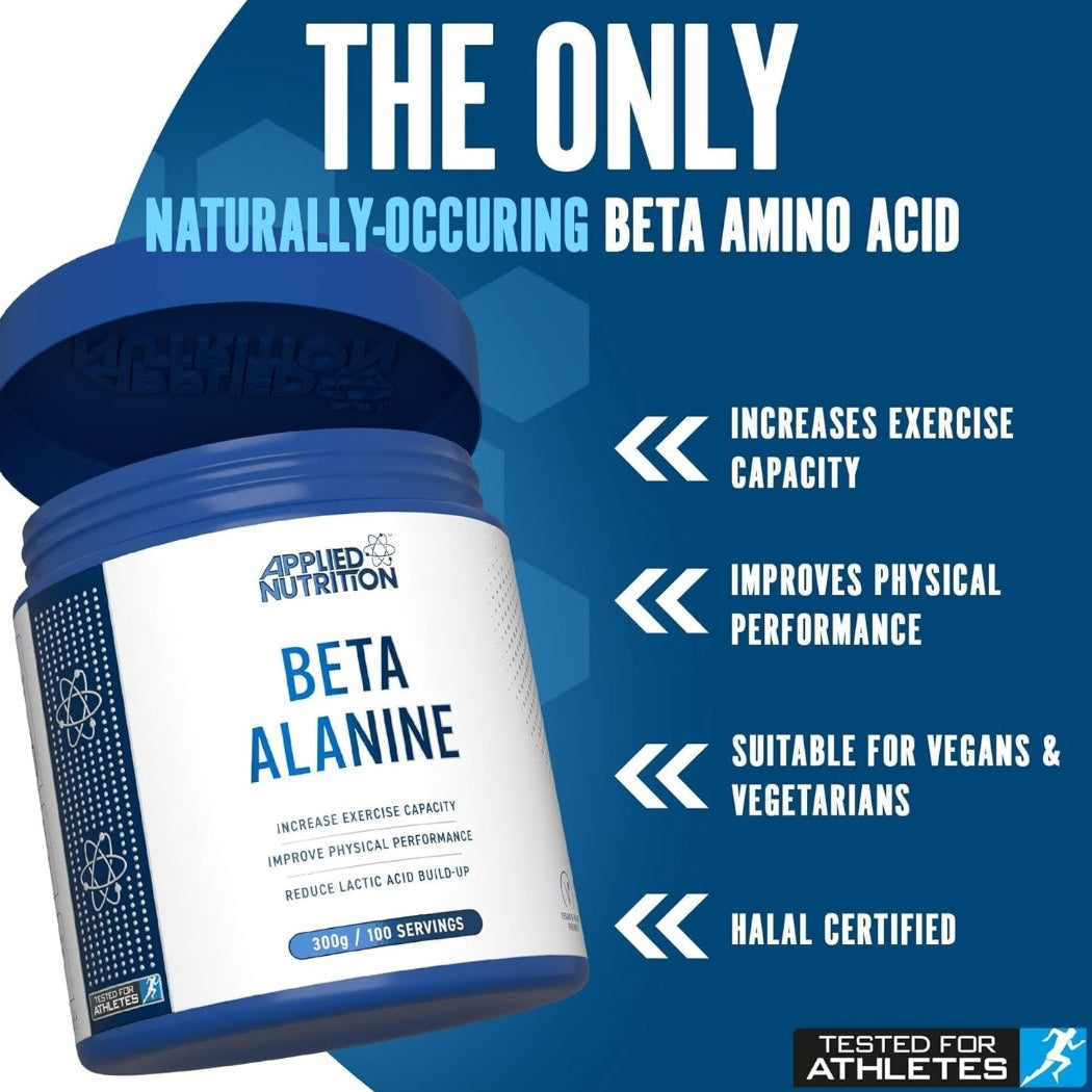 Applied Nutrition Beta-Alanine Pre-Workout Powder – Unflavoured – 300g Tub