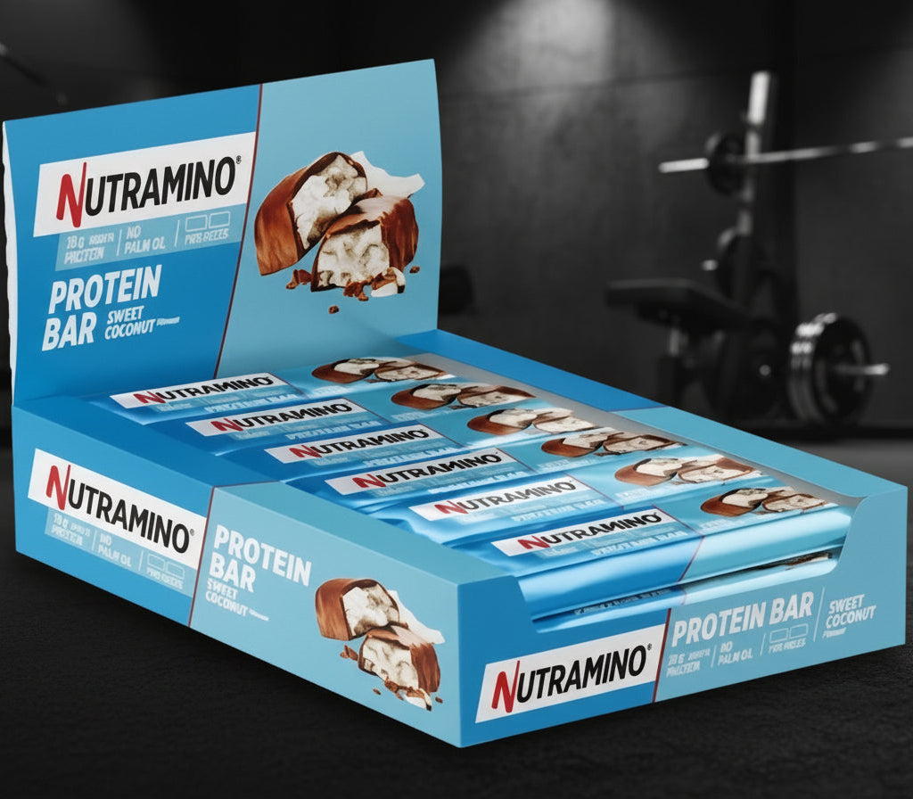 Nutramino Protein Bars – 12-Bar Case (55g) - Sweet Coconut