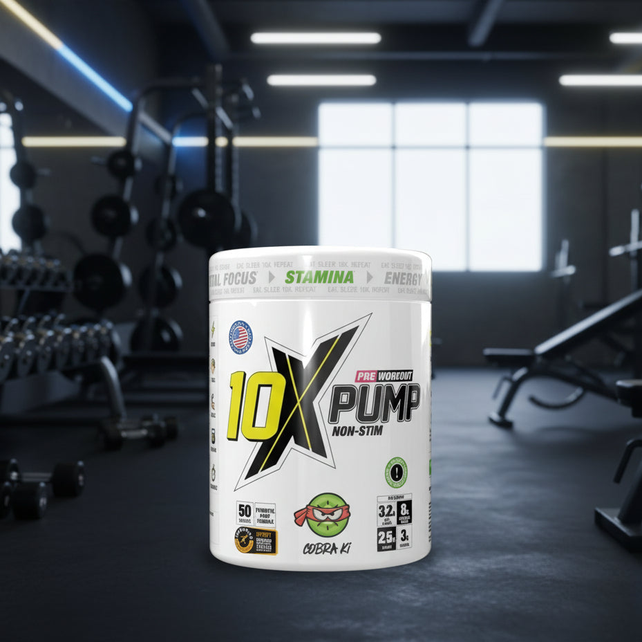 Athletic PUMP Pre-Workout – 10-Tub Case (600g) - Cobra Ki