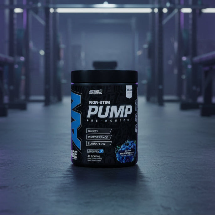 Applied Nutrition ABE Pump Pre-Workout Powder – 500g Tub - Blue Razz