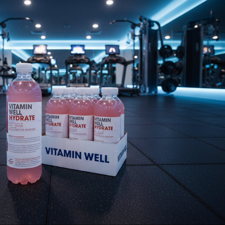 Vitamin Well Low-Calorie Flavoured Water – 12-Bottle Case (500ml) - Hydrate
