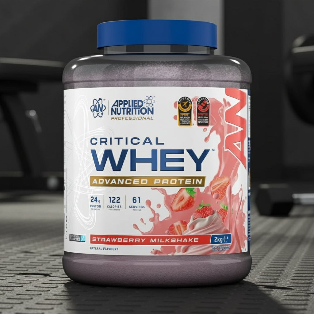 Applied Nutrition Critical Whey – 2kg Tub - Strawberry Milkshake