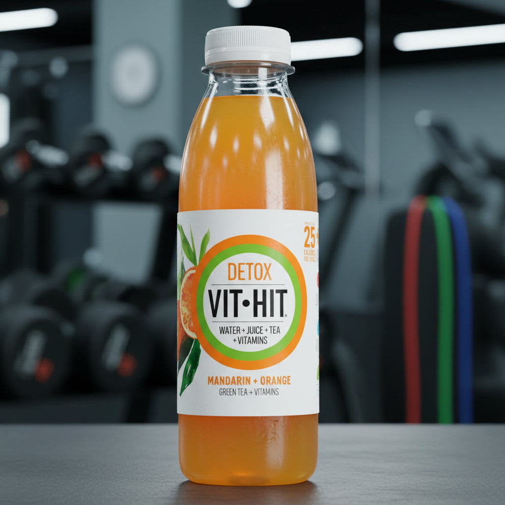 VITHIT Vitamin Drink – 12-Bottle Case (500ml) - Mandarin & Orange