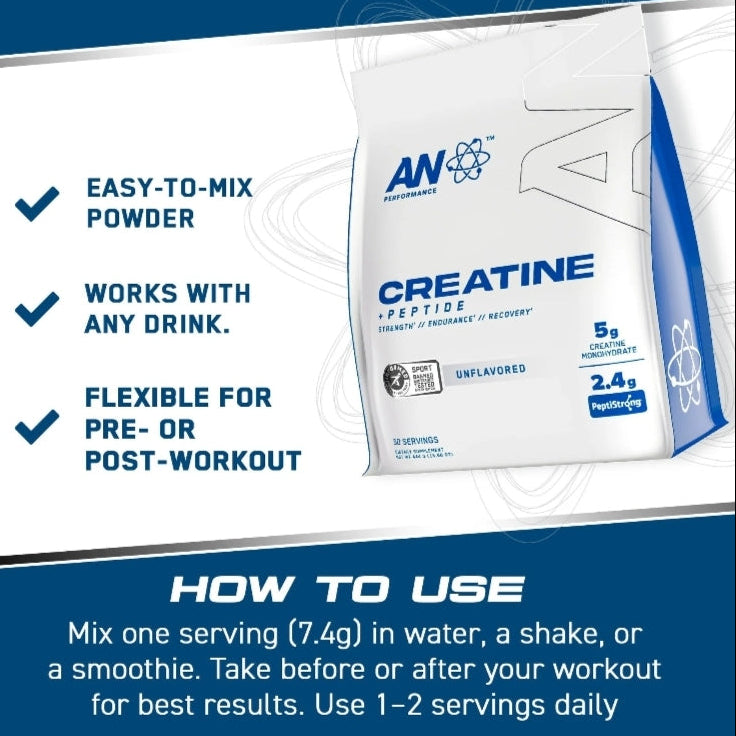 Applied Nutrition Creatine Monohydrate – Unflavoured – 444g Tub