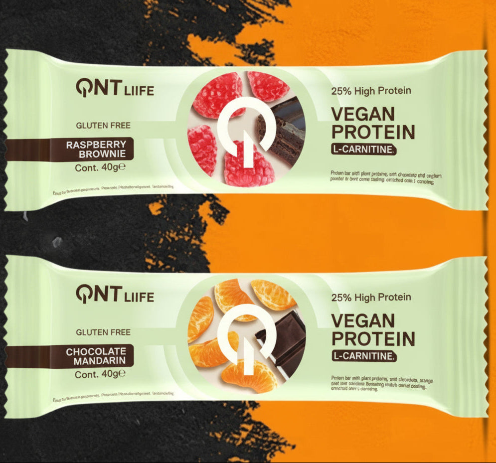 QNT Vegan Protein Bars – 28-Bar Case (40g)
