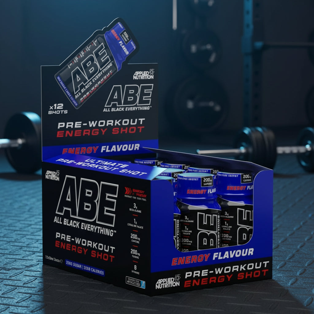 Applied Nutrition ABE Shots – 12-Bottle Case (60ml) - Energy