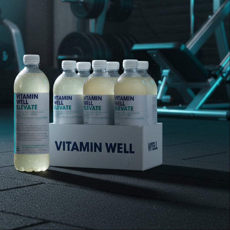Vitamin Well Low-Calorie Flavoured Water – 12-Bottle Case (500ml) - Elevate