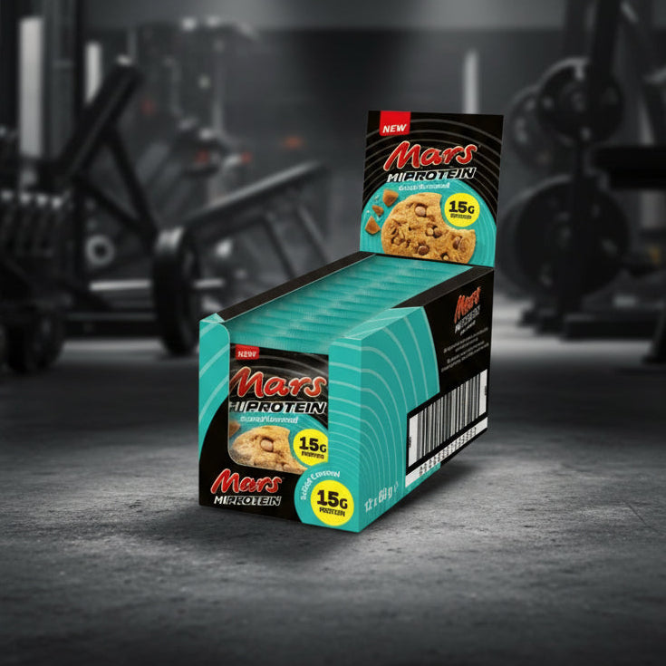 Mars Protein Cookies – 12-Cookie Case (60g) - Salted Caramel