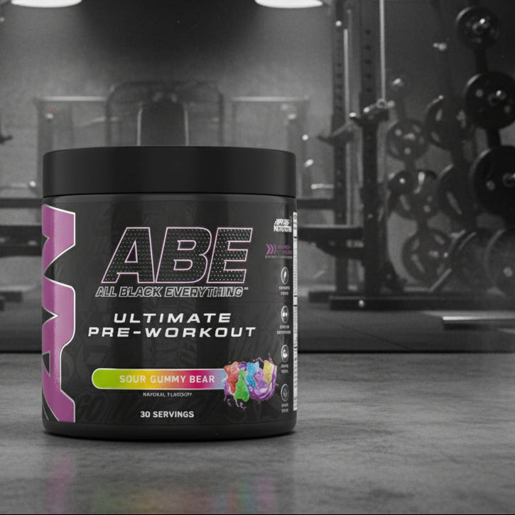 ABE Extremely Potent Pre-Workout Powder – 375g Tub - Sour Gummy Bear
