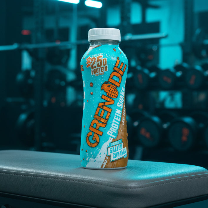 Grenade Protein Shakes – 8-Bottle Case (330ml) - Chocolate Salted Caramel