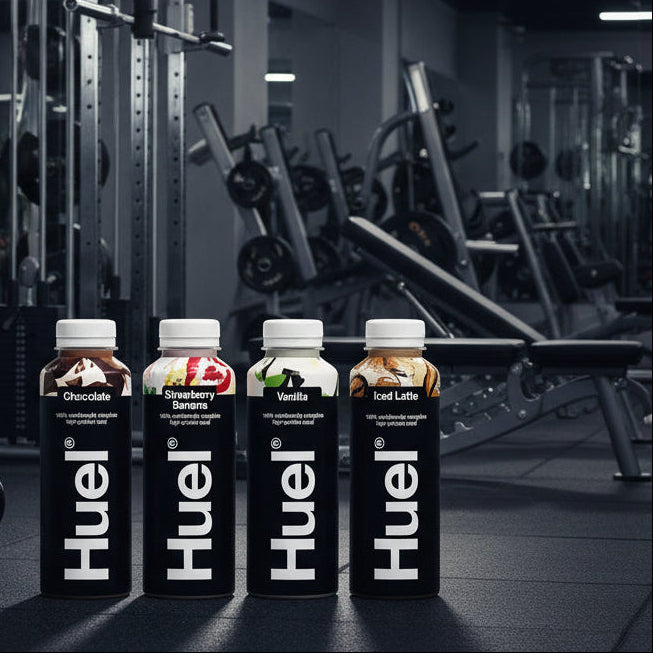 Huel Black Edition Ready-To-Drink – Plant-Based Meal – 8-Bottle Case (500ml)