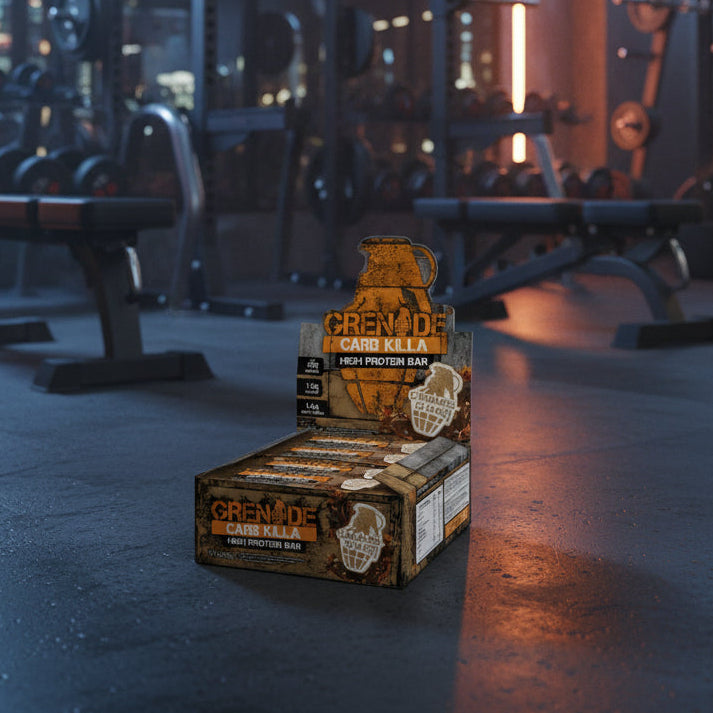 Grenade Protein Bars – 12-Bar Case (60g) - Caramel Chaos
