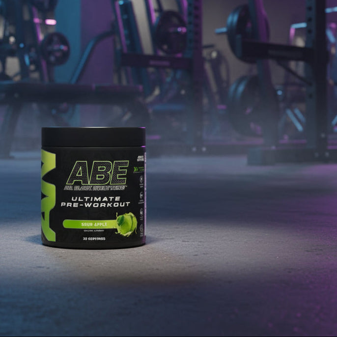 ABE Extremely Potent Pre-Workout Powder – 375g Tub - Sour Apple