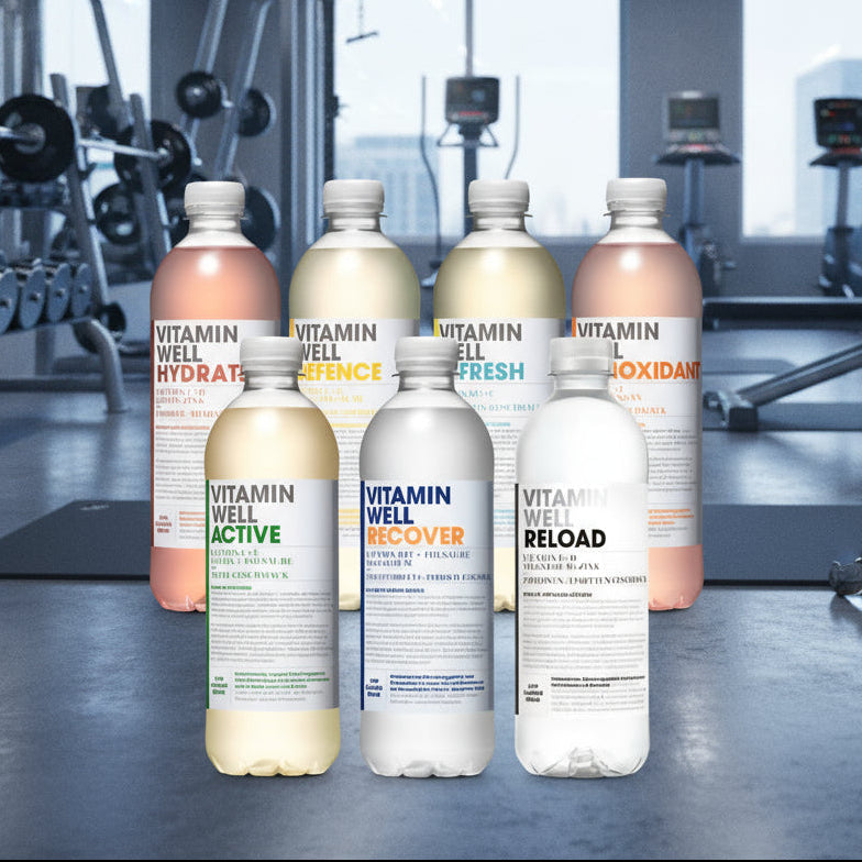 Vitamin Well Low-Calorie Flavoured Water – 12-Bottle Case (500ml)
